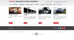 Desktop Screenshot of monumenttoyotaconstantia.co.za